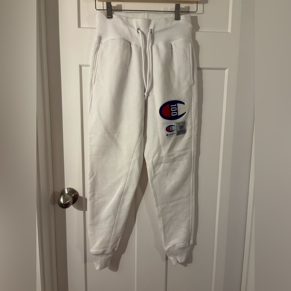 Champion “C100” White Joggers